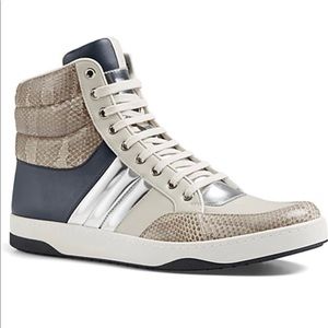 GUCCI padded leather hightop